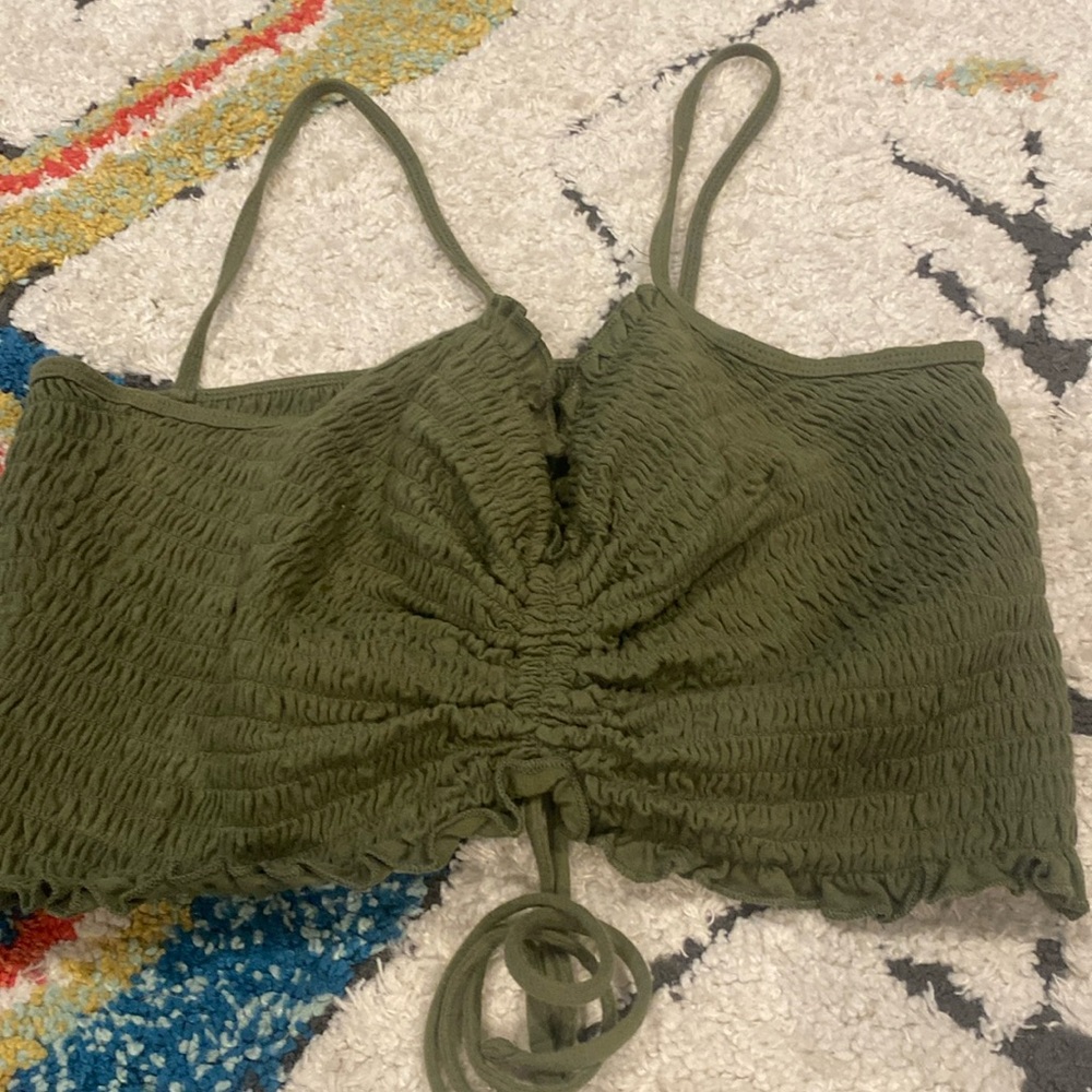 Green tank top